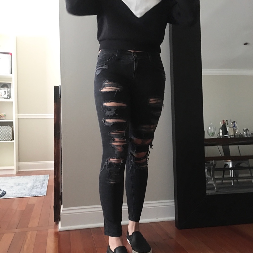 Current Elliot Ripped 'The Stiletto' Jeans